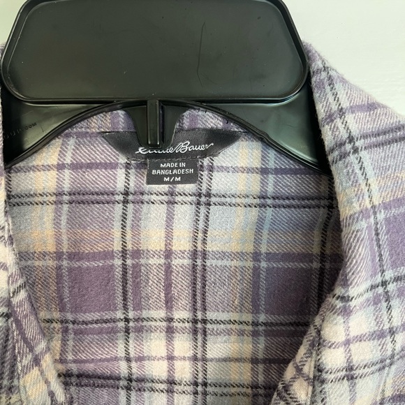 Women’s Eddie Bauer Flannel Shirt (medium) - Picture 3 of 6